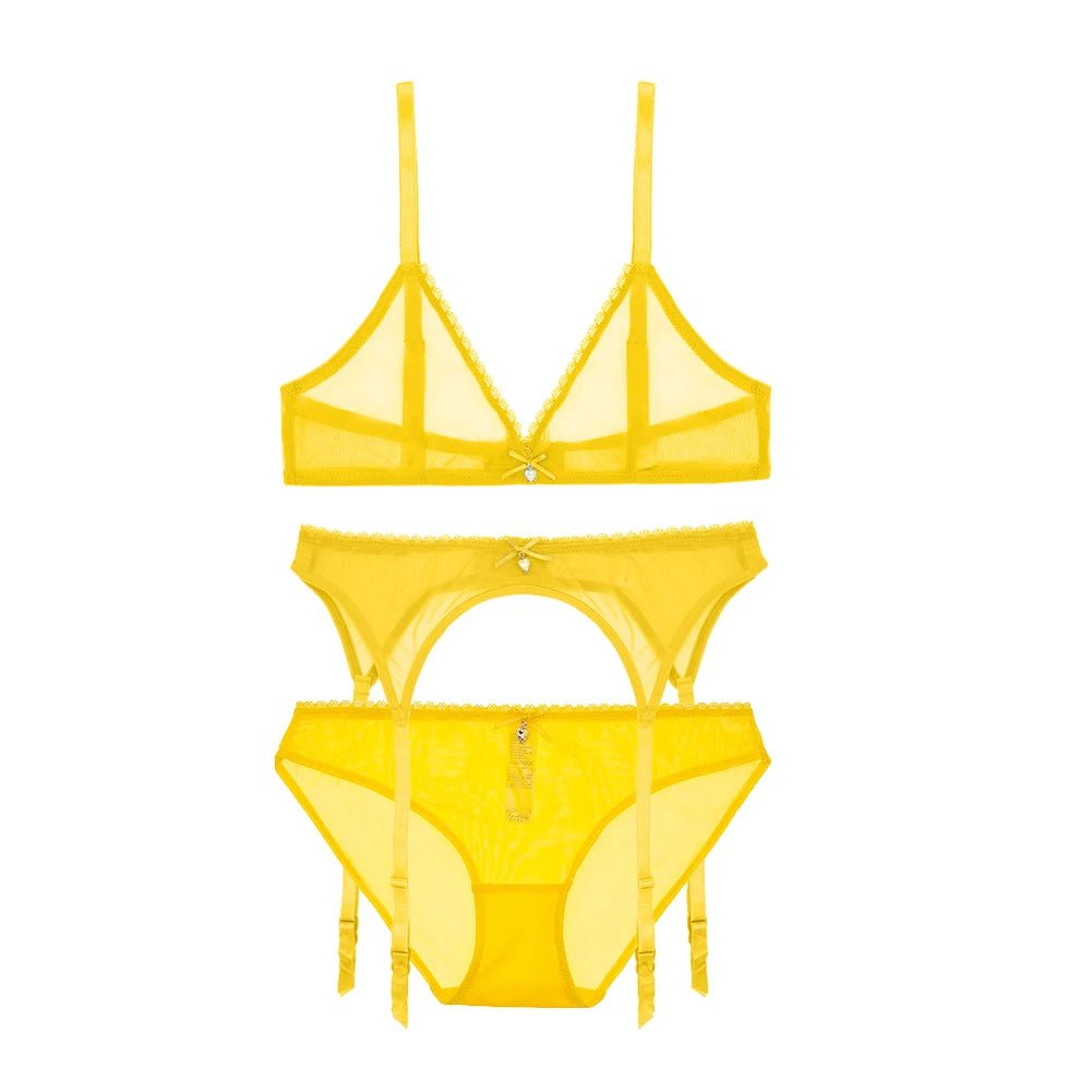 Années 70 Ensemble Soutien - Gorge et Jarretière Rétro - Ma Penderie Vintage