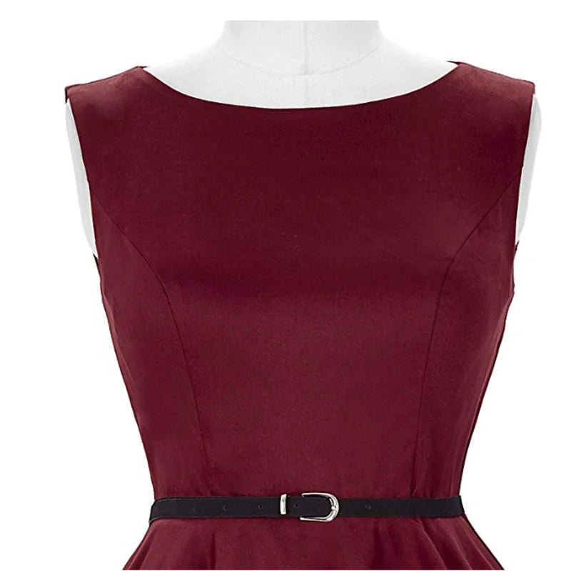 Années 50 Robe Évasée Pin Up Hepburn - Ma Penderie Vintage