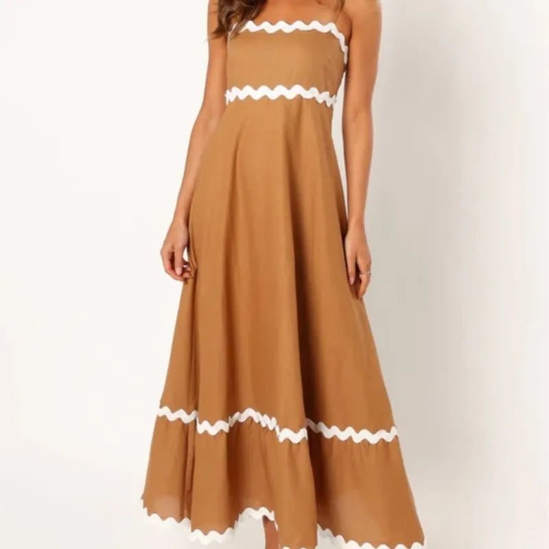 Années 60 Robe Longue Rétro Babydoll - Ma Penderie Vintage