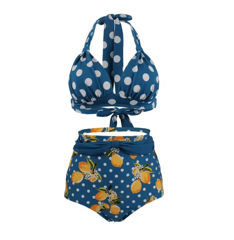 Années 60 Maillot de Bain Rétro Lolita - Ma Penderie Vintage