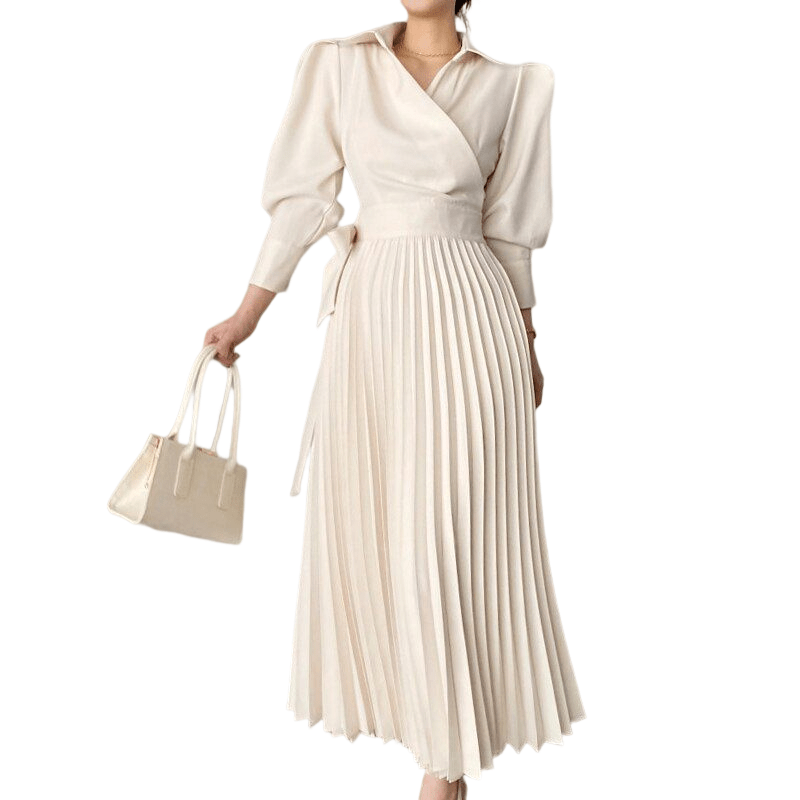 Années 70 Robe Midi Plissée Vintage Kate - Ma Penderie Vintage