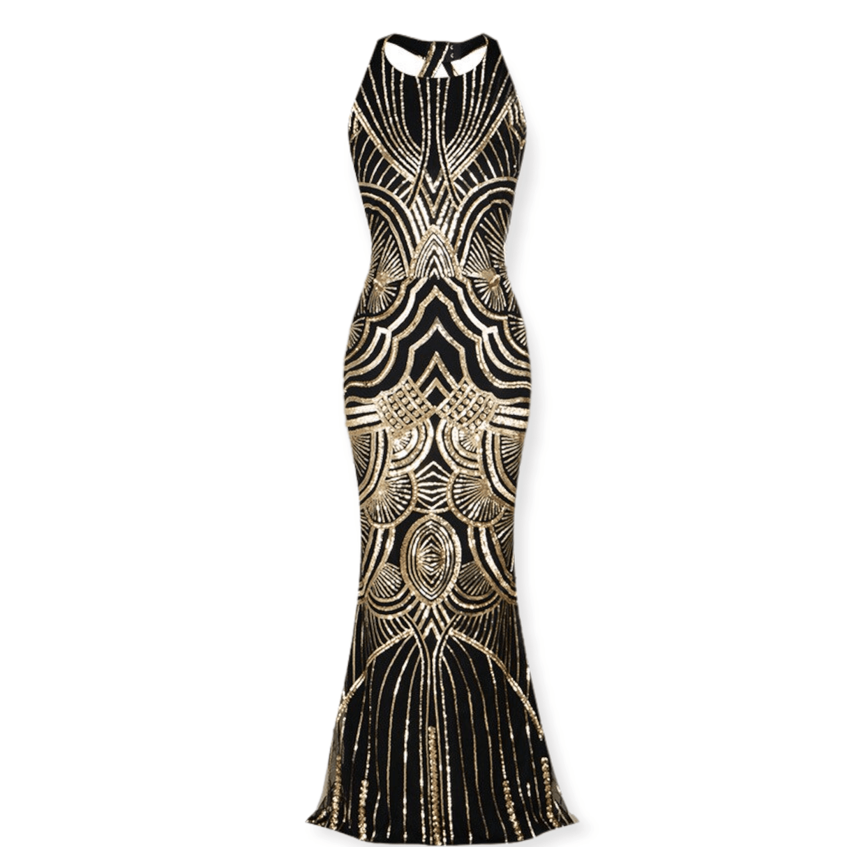 Années 20 Robe de Soirée Géométrique Gatsby - Ma Penderie Vintage