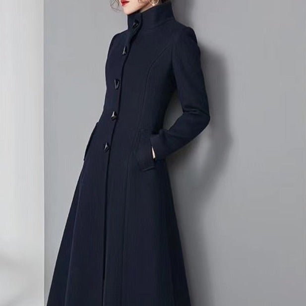 Années 60 Manteau Long Rétro Jackie O - Ma Penderie Vintage