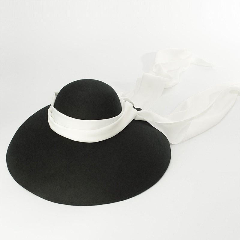 Années 60 Chapeau Laine Glamour Hepburn - Ma Penderie Vintage