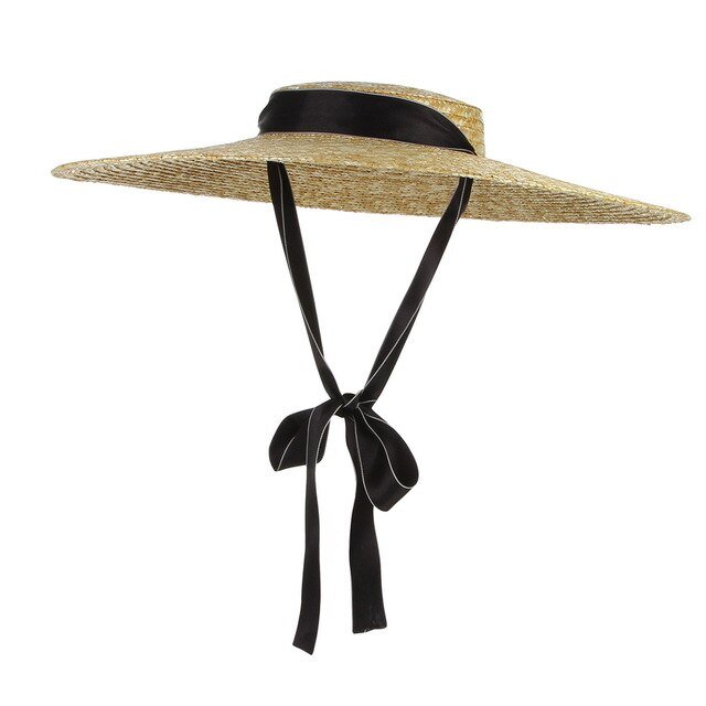 Années 60 Chapeau de Paille Glamour Rétro - Ma Penderie Vintage