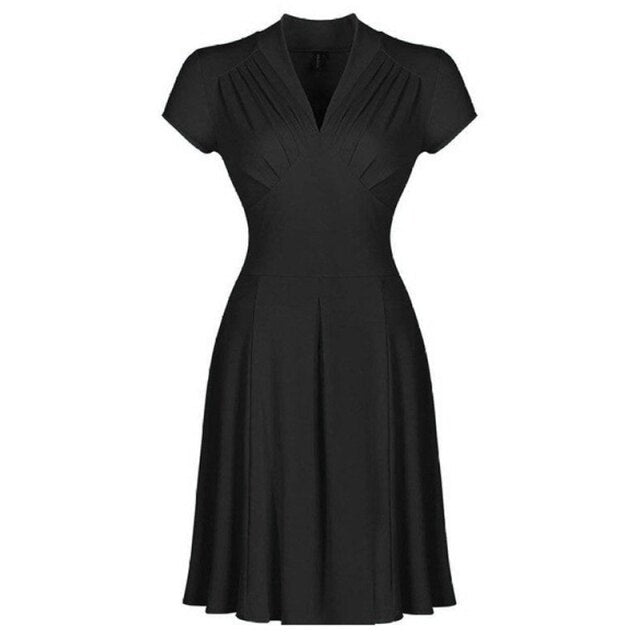 Années 50 Robe Évasée Classique Pin Up - Ma Penderie Vintage