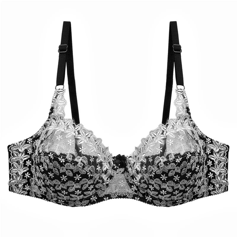 Années 60 Soutien-gorge Rétro Dentelle Florale - Ma Penderie Vintage