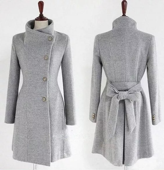 Années 60 Manteau Midi Jackie O' - Ma Penderie Vintage