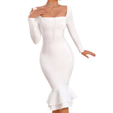 <tc>1950's</tc> Sophia Loren Pin Up Trumpet Dress