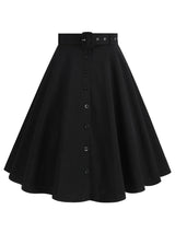 Années 60 Jupe Évasée Vintage Mary-jane