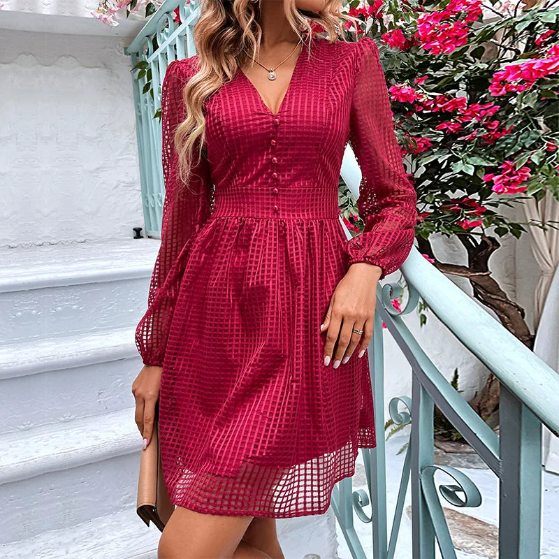 Ma Penderie Vintage Années 70 Robe Patineuse Carreaux Lolita