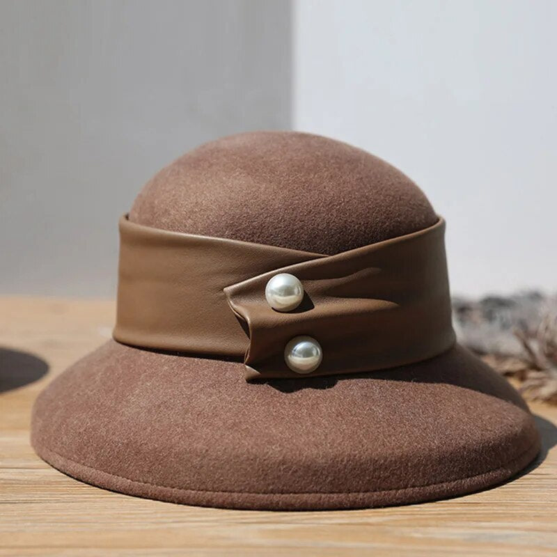 Année 60 Chapeau d'hiver Glamour Hepburn - Ma Penderie Vintage