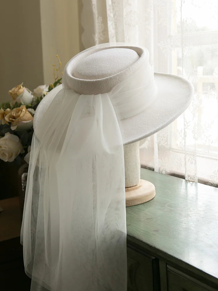 Années 80 Chapeau Haut Glamour Mariée Rétro - Ma Penderie Vintage