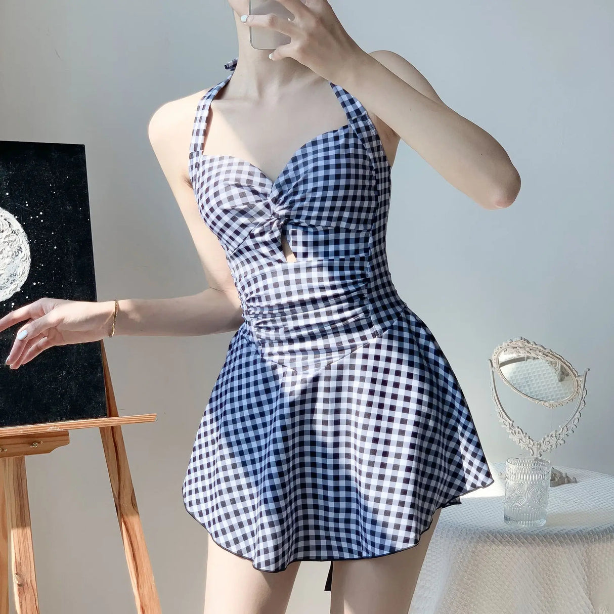 Années 50 Maillot De Bain Jupe Rétro - Ma Penderie Vintage