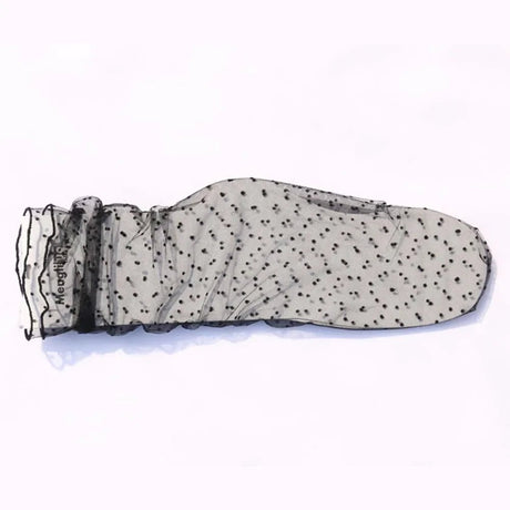 Années 40 Chaussettes Résille Transparente À Pois - Ma Penderie Vintage