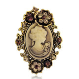 Années 30 Broche Camée Portrait Victorien - Ma Penderie Vintage