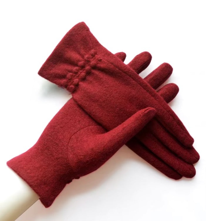 Années 50 Gants Hiver Laine Vintage Glamour - Ma Penderie Vintage