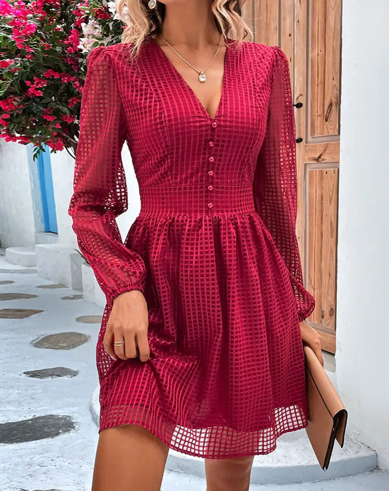 Ma Penderie Vintage Années 70 Robe Patineuse Carreaux Lolita