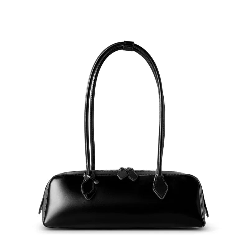 Années 60 Sac Cuir Baguette Rétro Parisien - Ma Penderie Vintage