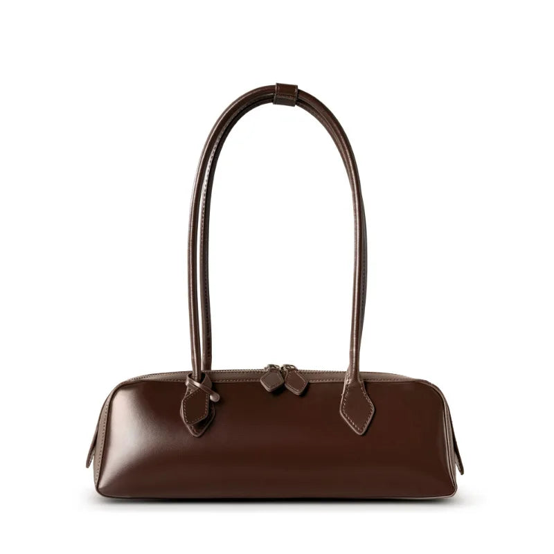 Années 60 Sac Cuir Baguette Rétro Parisien - Ma Penderie Vintage