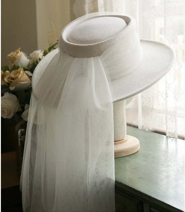 Années 80 Chapeau Haut Glamour Mariée Rétro - Ma Penderie Vintage