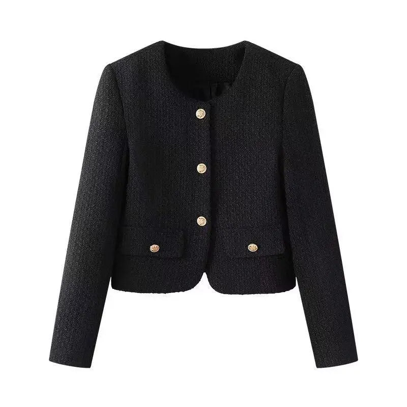 <tc>Años 70</tc> Chaqueta de tweed lisa La Parisienne