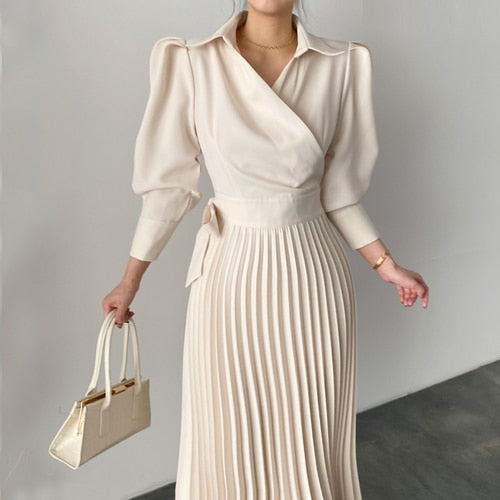 Années 70 Robe Midi Plissée Vintage Kate - Ma Penderie Vintage