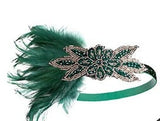 Années 20 Headband Charleston Paillettes et Plumes