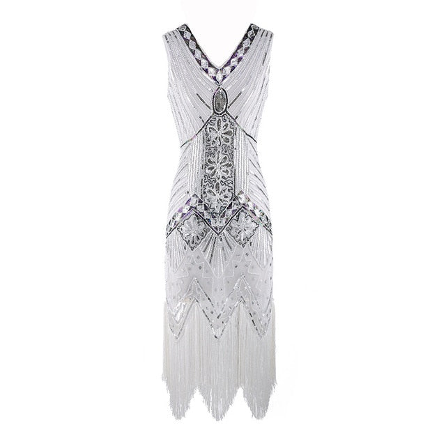 <tc>1920's</tc> Retro Sequin Evening Dress The Great Gatsby