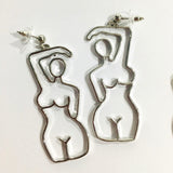 <tc>Años 60</tc> Pendientes cuerpo Picasso