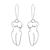 <tc>Años 60</tc> Pendientes cuerpo Picasso