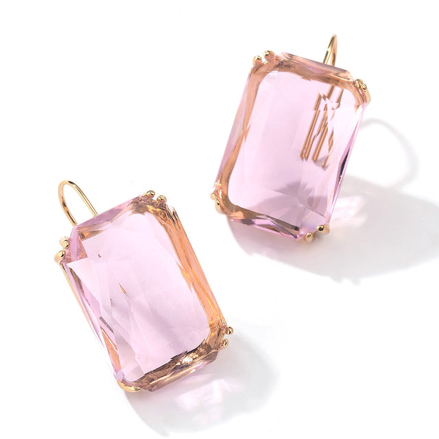 <tc>1950's</tc> Rhinestone Dangling Earrings