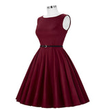 <tc>1950's</tc> Pin Up Hepburn Flared Dress