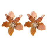 <tc>1930's</tc> Retro Resin Flower Earrings