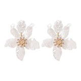 <tc>1930's</tc> Retro Resin Flower Earrings