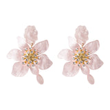 <tc>1930's</tc> Retro Resin Flower Earrings